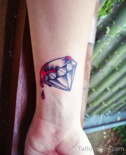Bleeding Diamond Tattoo-TB1023