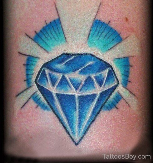 Blue  Diamond Tattoo-TB1024