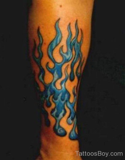 Blue Flame Tattoo-TB1022