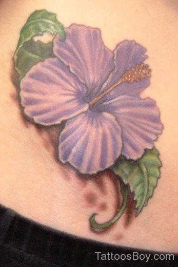   Hibiscus Flower Tattoo-TB12024