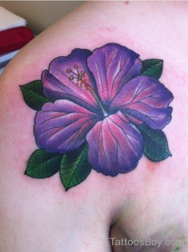 Blue Hibiscus Tattoo-TB12027