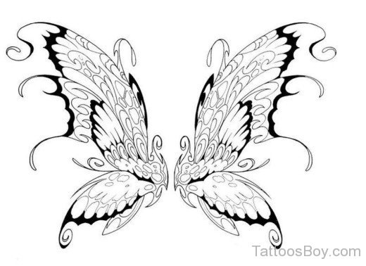 Butterfly Tattoo Design-TB1029