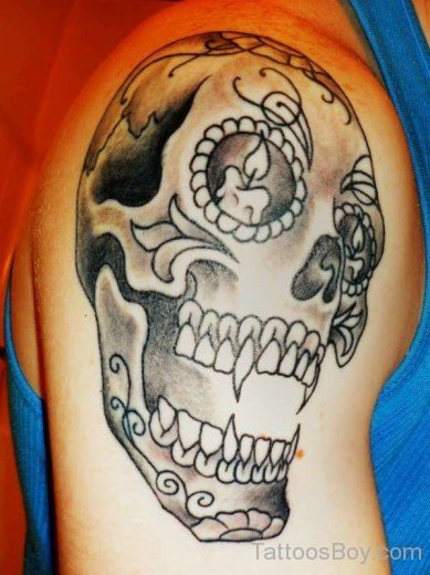 Candy Skull Tattoo-TB1207