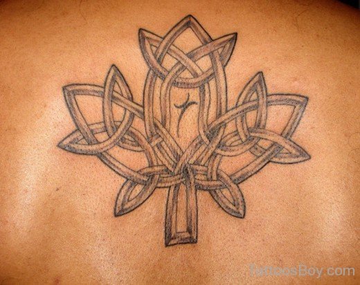 Celtic Leaf Tattoo-Tb117