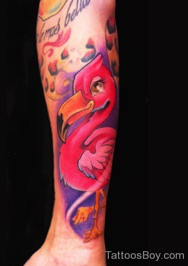 Colored Cartoon Tattoo On Wrist-Tb1073