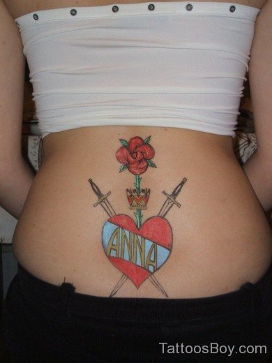 Colored Heart Tattoo-TB126