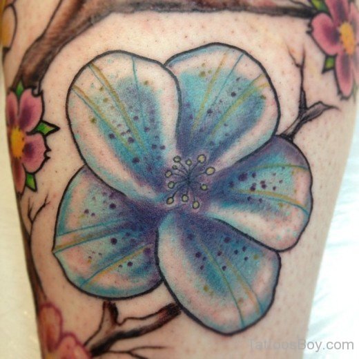 Hibiscus Tattoo-TB12033