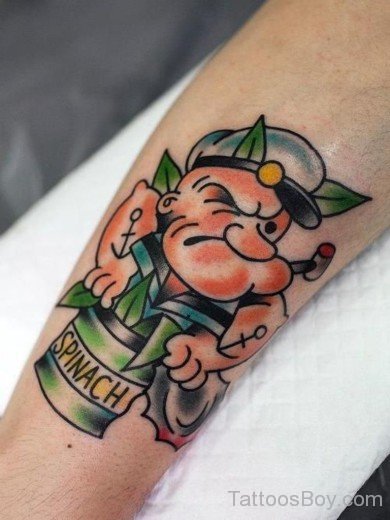 Colorful Cartoon Tattoo-Tb1076