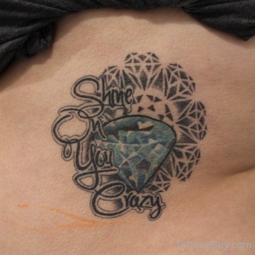 Diamond And Mandala Tattoo-TB115