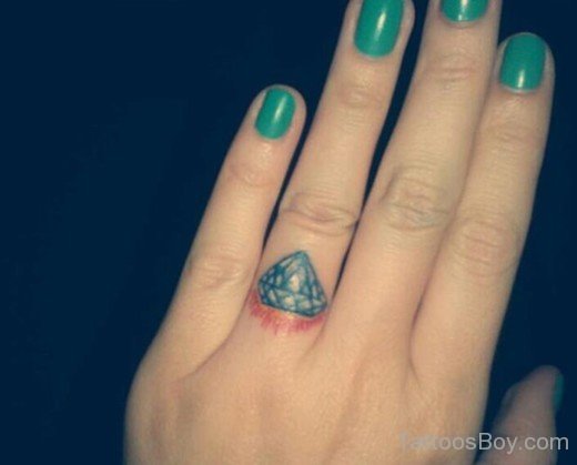 Diamond Ring Tattoo-TB1054