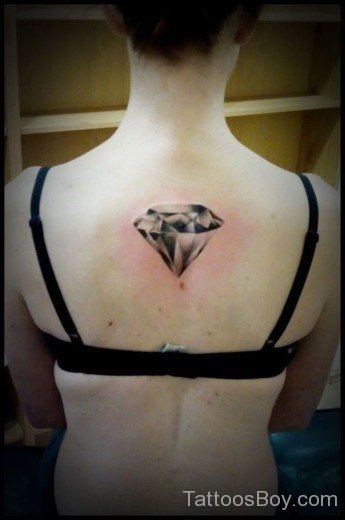 Diamond Tattoo On Back-TB1071