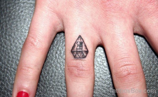 Diamond Tattoo On Finger 17-TB1079