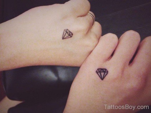 Diamond Tattoo On Hands-TB1081