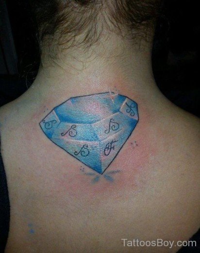 Diamond Tattoo On Nape-TB1082