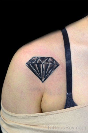 Diamond Tattoo On Shoulder 14-TB1086
