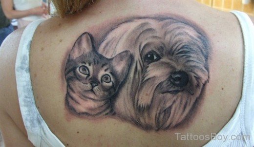 Dog And Cat Tattoo-TB1040