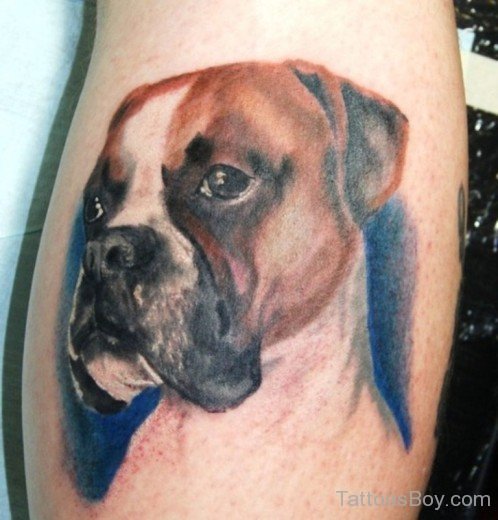 Dog Face Tattoo 2-TB1043