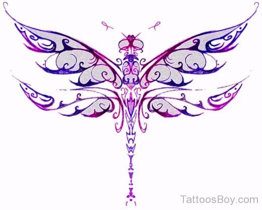 Dragonfly Tattoo Design 14-Tb1246