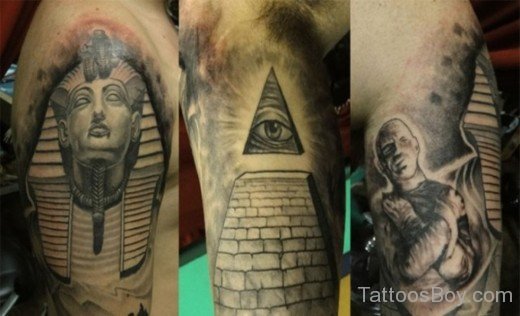 Stylish Egyptian Tattoo 