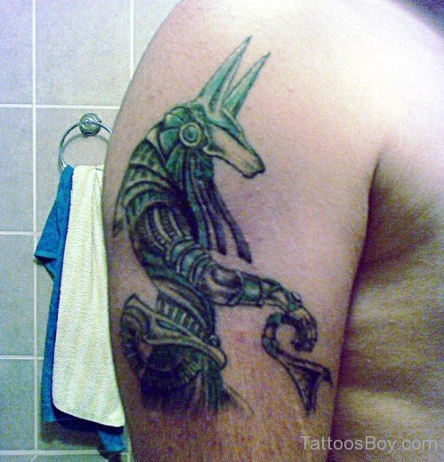 Egyptian Tattoo On Shoulder-TB149