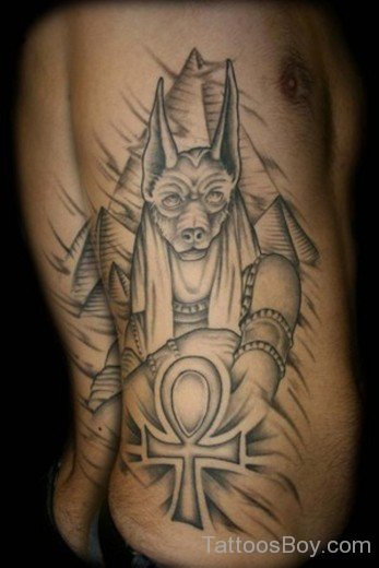 Egyptian Tattoo on Rib-TB148