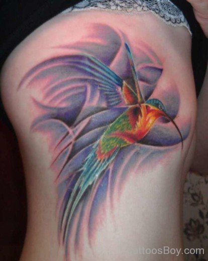 Elegant Hummingbird Tattoo-TB1045