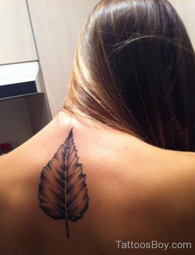 Elegant Leaf Tattoo