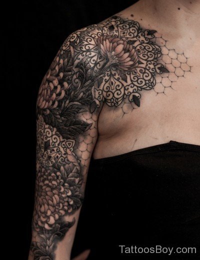 Elegant Mandala Tattoo Design-TB112