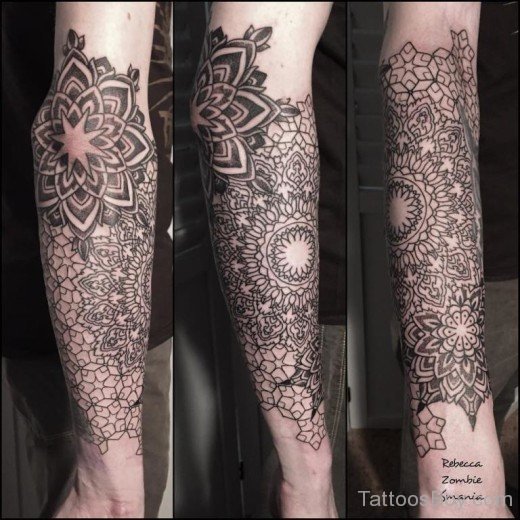 Elegant Mandala Tattoo-TB113