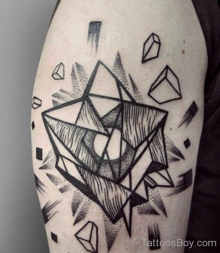 Exploding Diamond Tattoo-TB1094