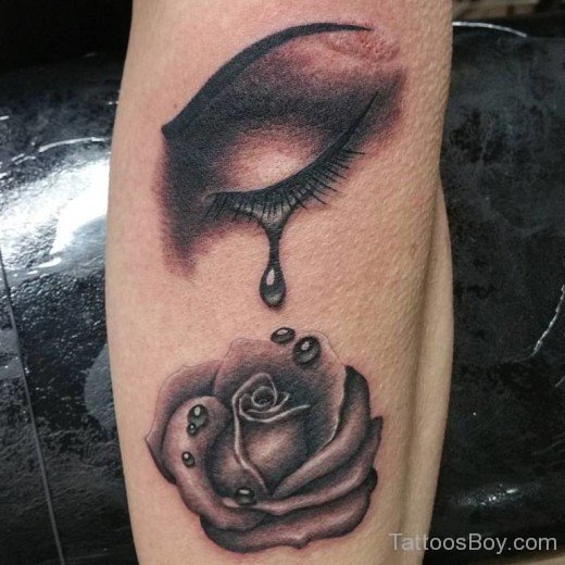 Eye And Rose Tatto-TB12027