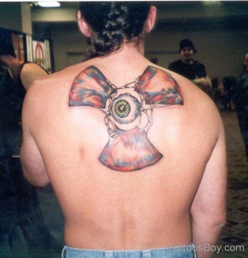 Eye Tattoo On Back 4-TB132