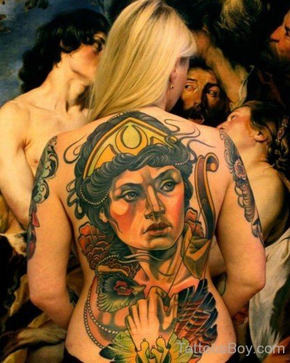 Fantastic Back Tattoo-TB118