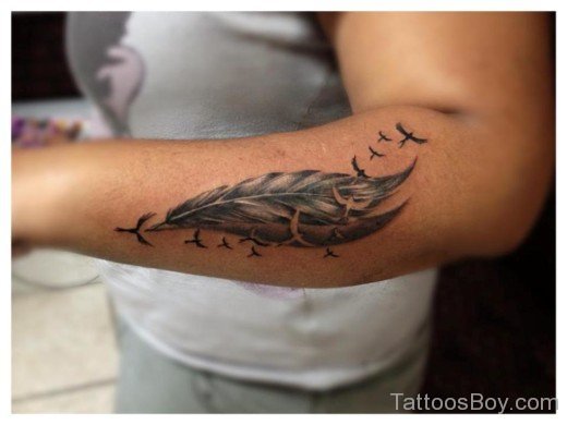 Fantastic Feather Tattoo-TB1036