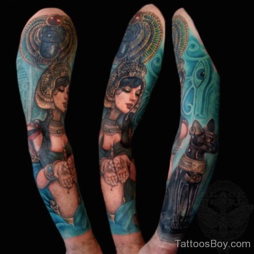 Fantastic Full Sleeve Tattoo-TB158