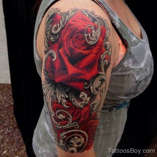 Fantastic Rose Tattoo-TB111