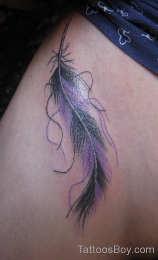 Amazing Feather Tattoo