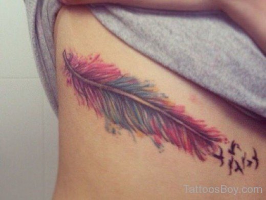 Nice Feather Tattoo