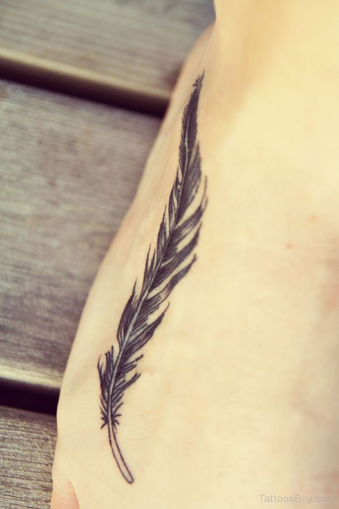 Minimal peacock feather tattoo . . Get your Customised Design with us . .  For appointment Call us on +91-9694051070 ... | Instagram