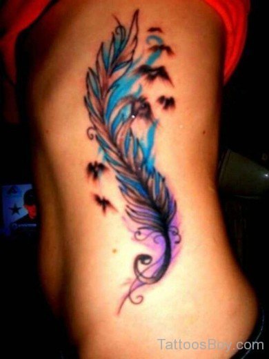 Beautiful Feather Tattoo 