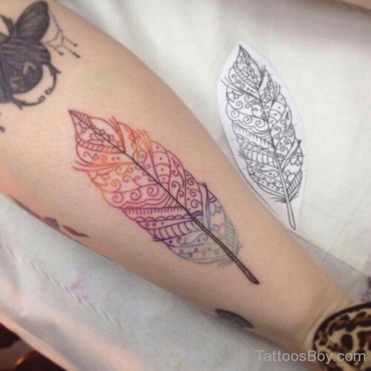 Feather Tattoo Design