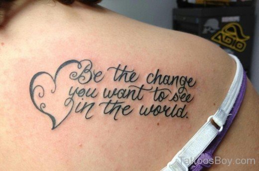 Feminine Love Quotes Tattoo-TB1043