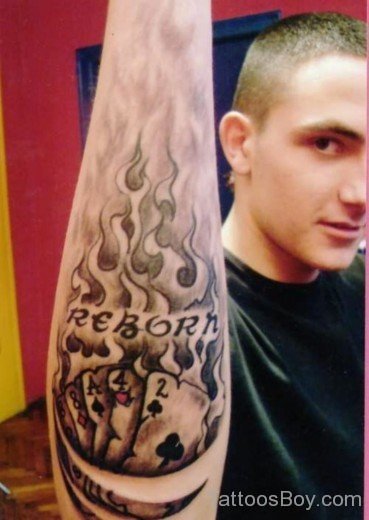 Flame Tattoo 147-TB1049