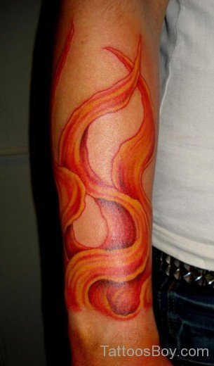 Flame Tattoo Design 1-TB1052