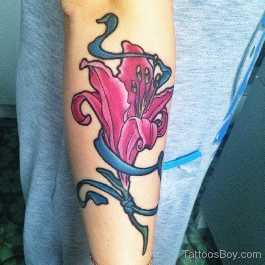Flower Tattoo Design-TB12042