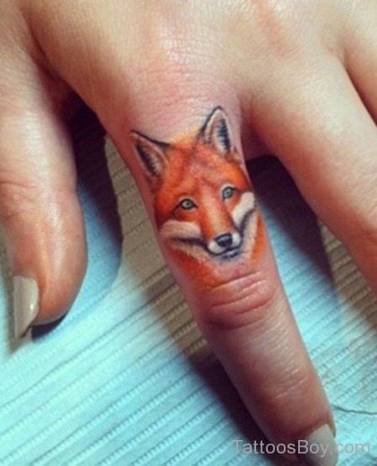 Fox Face Tattoo-AWl1054