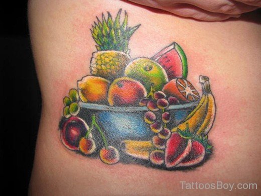 Fruits In Basket Tattoo-TB117