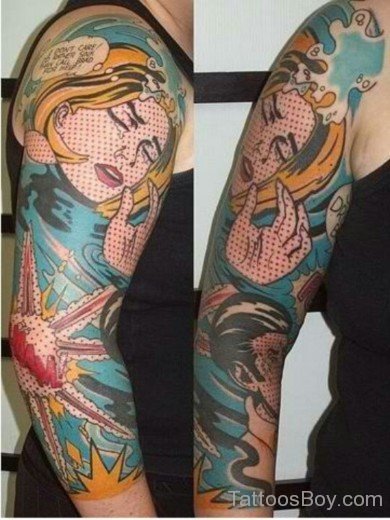 Funky Cartoon Tattoo