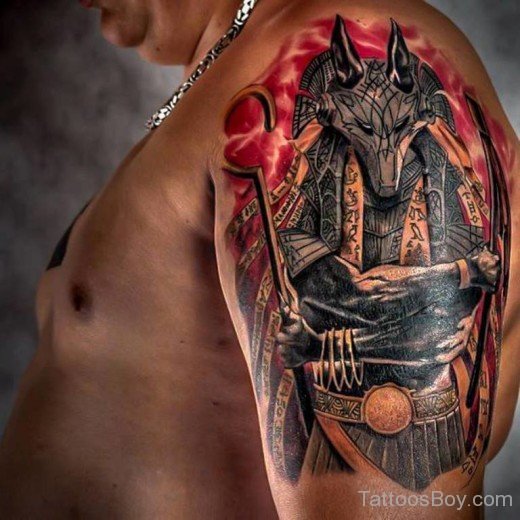 Gorgeous Anubis tattoo-TB161