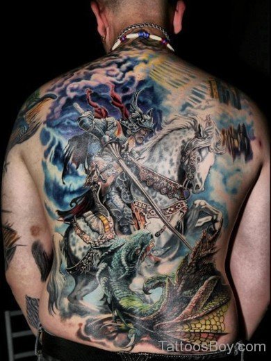 Graceful Back Tattoo